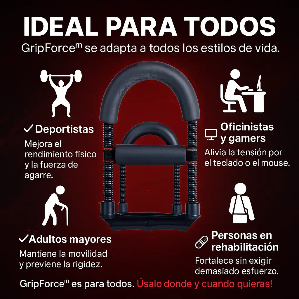 GripForce – Entrena tu fuerza. Domina tu agarre.