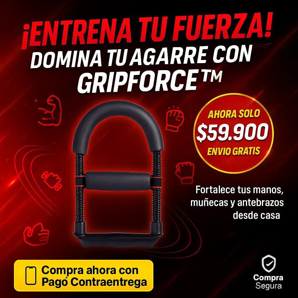 GripForce – Entrena tu fuerza. Domina tu agarre.