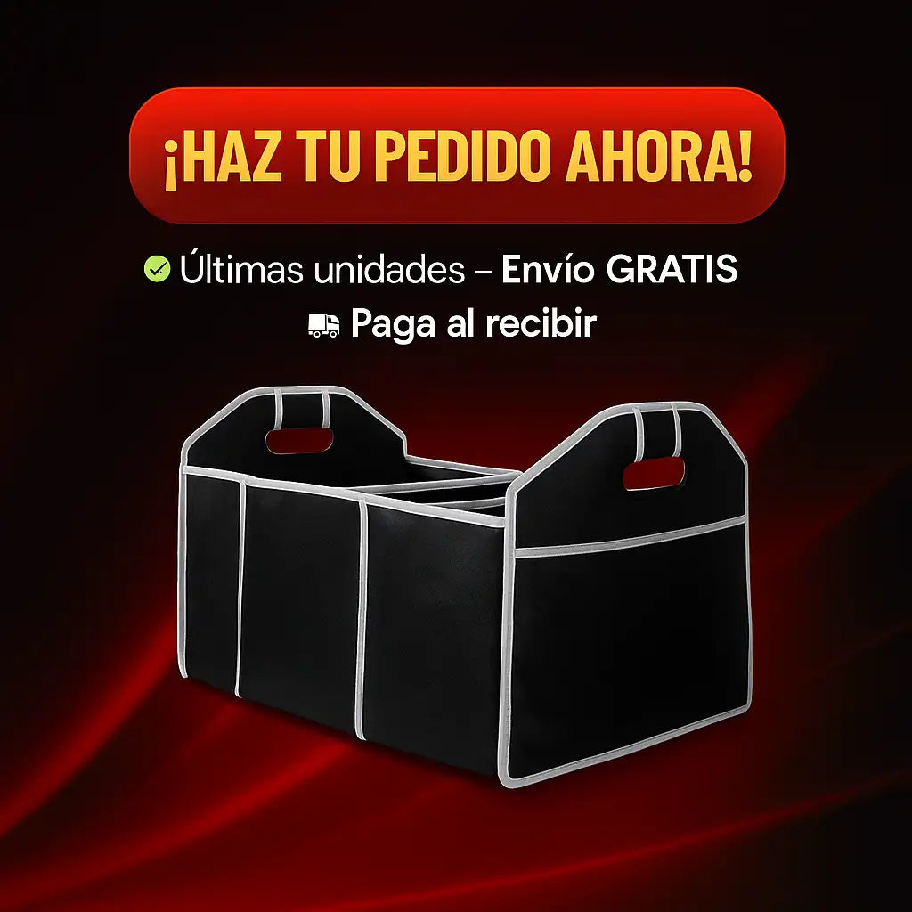 Organizador Maletero Plegable | AutoClean Pro