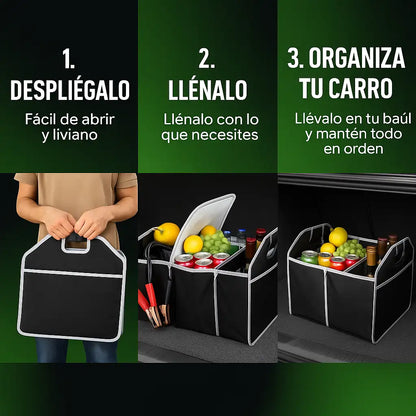 Organizador Maletero Plegable | AutoClean Pro